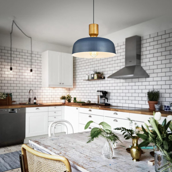 Hokku Designs Pendant Light Fixtures Ceiling Hanging with Hammered